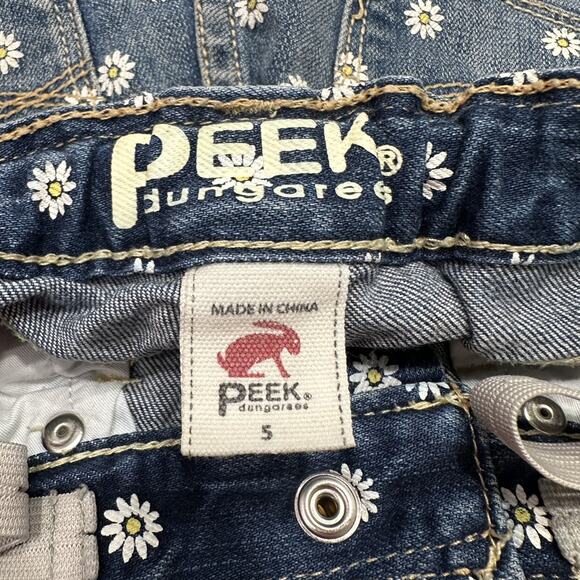 Peek Daisy Floral Cut Off Jean Shorts - Picture 6 of 6